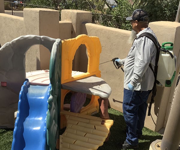 PPM Performing Pest Control Services, Spraying outdoors